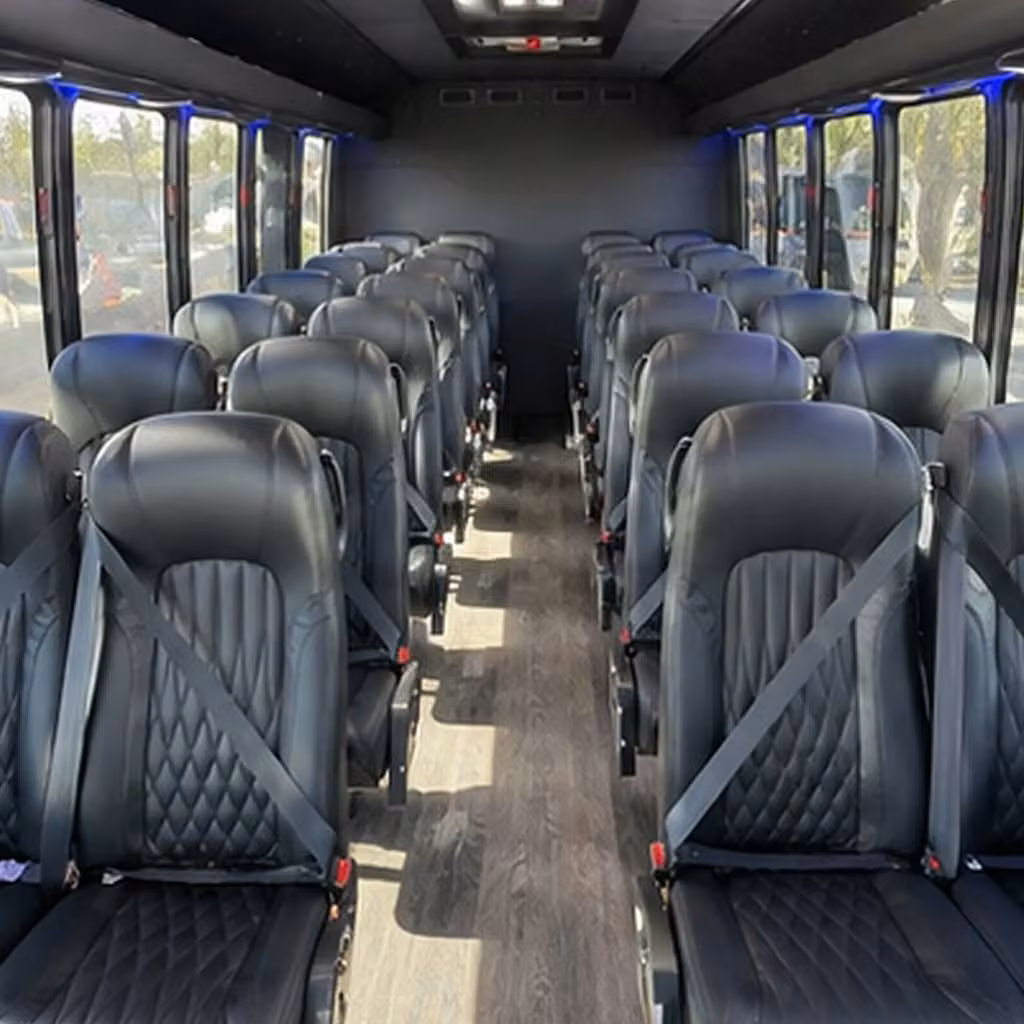 35 passenger minibus interior