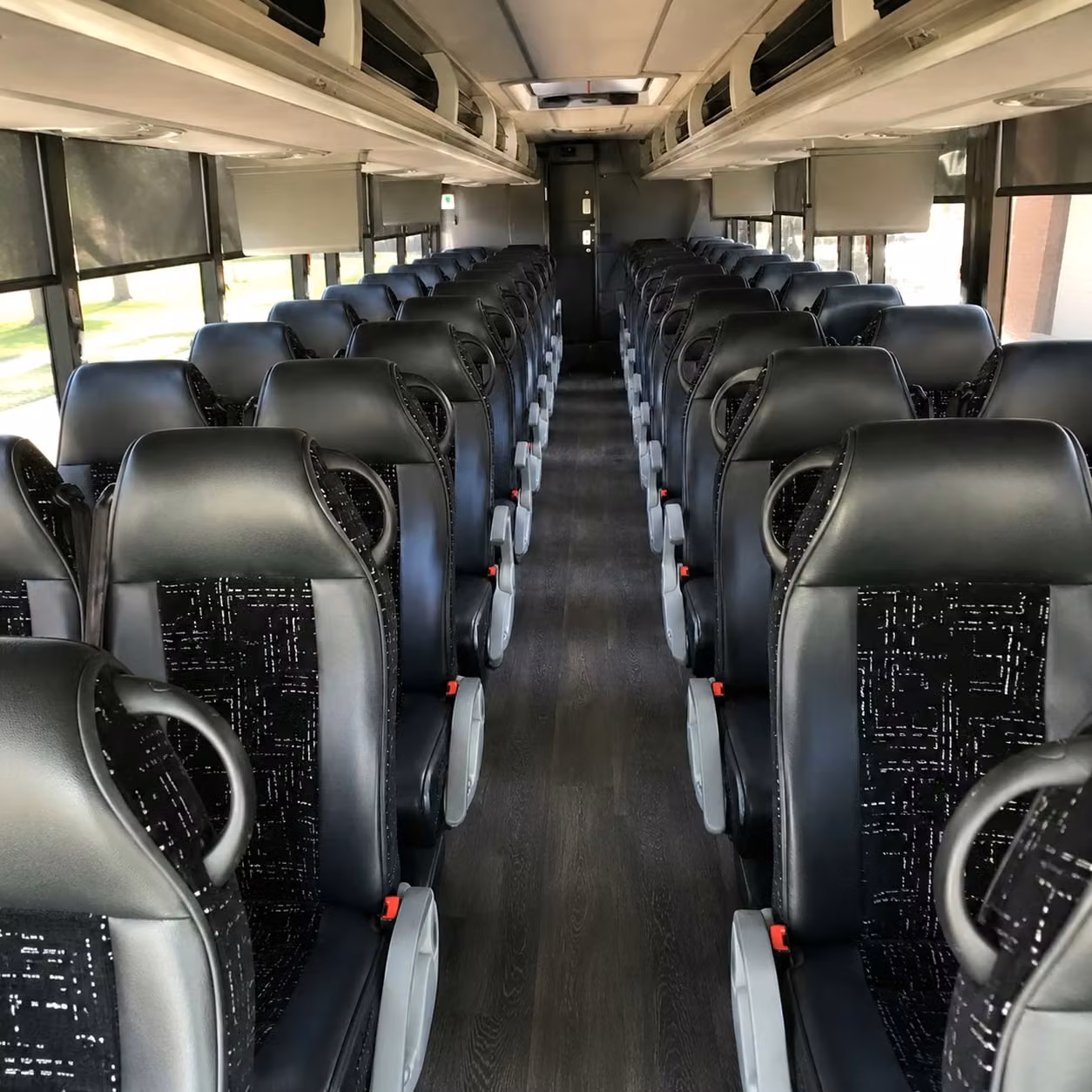 carson charter bus interior