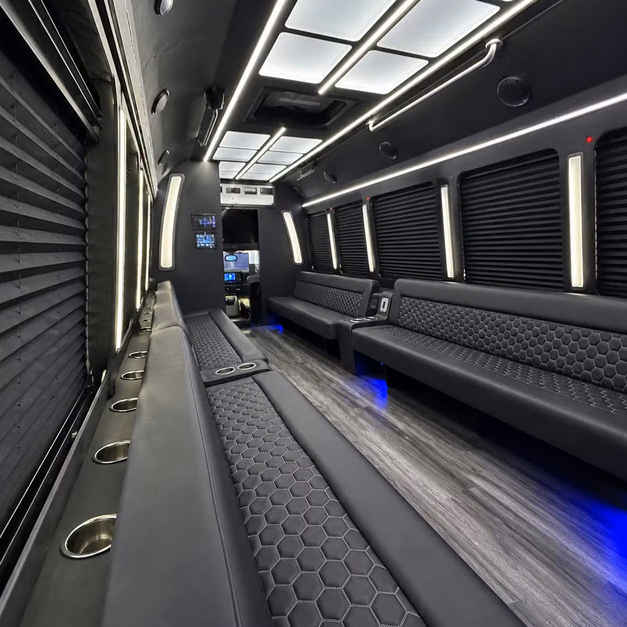 carson prom party buses come stacked with the amenities your group wants