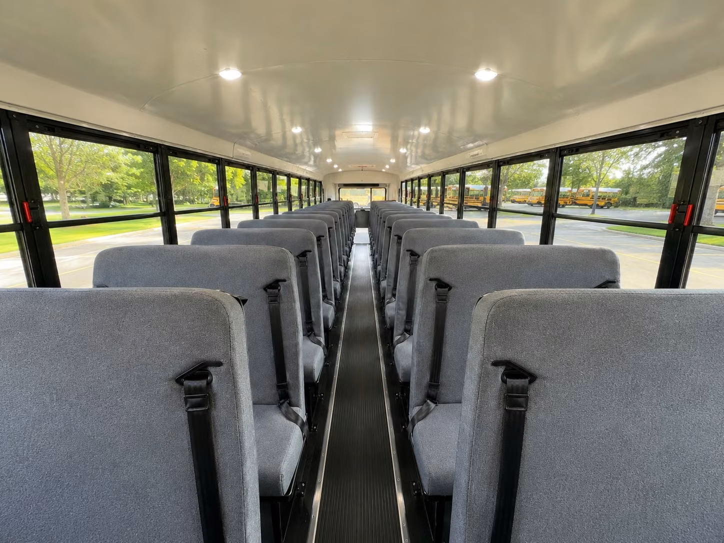 school bus interior