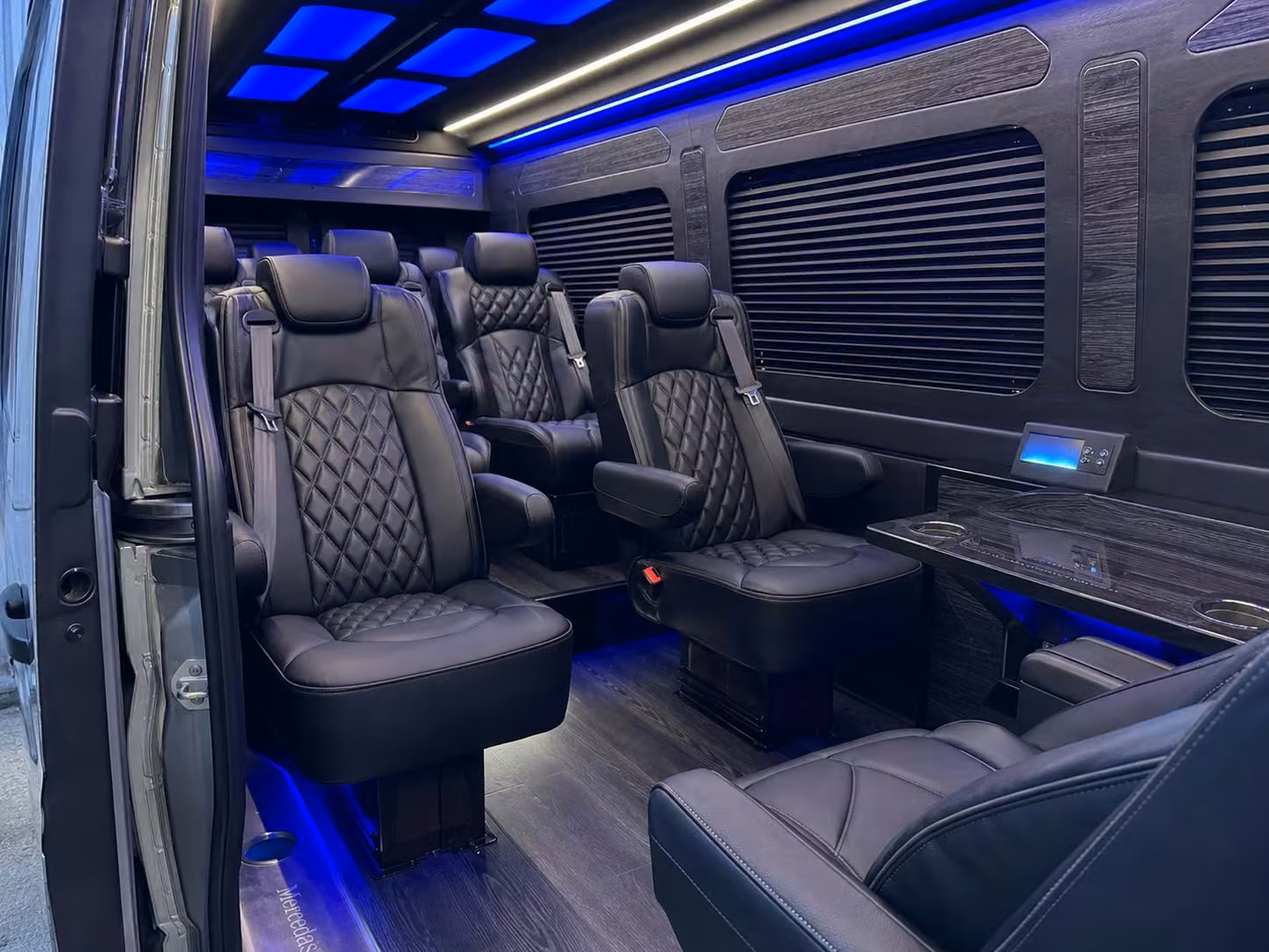 sprinter van transportation for groups and events across carson