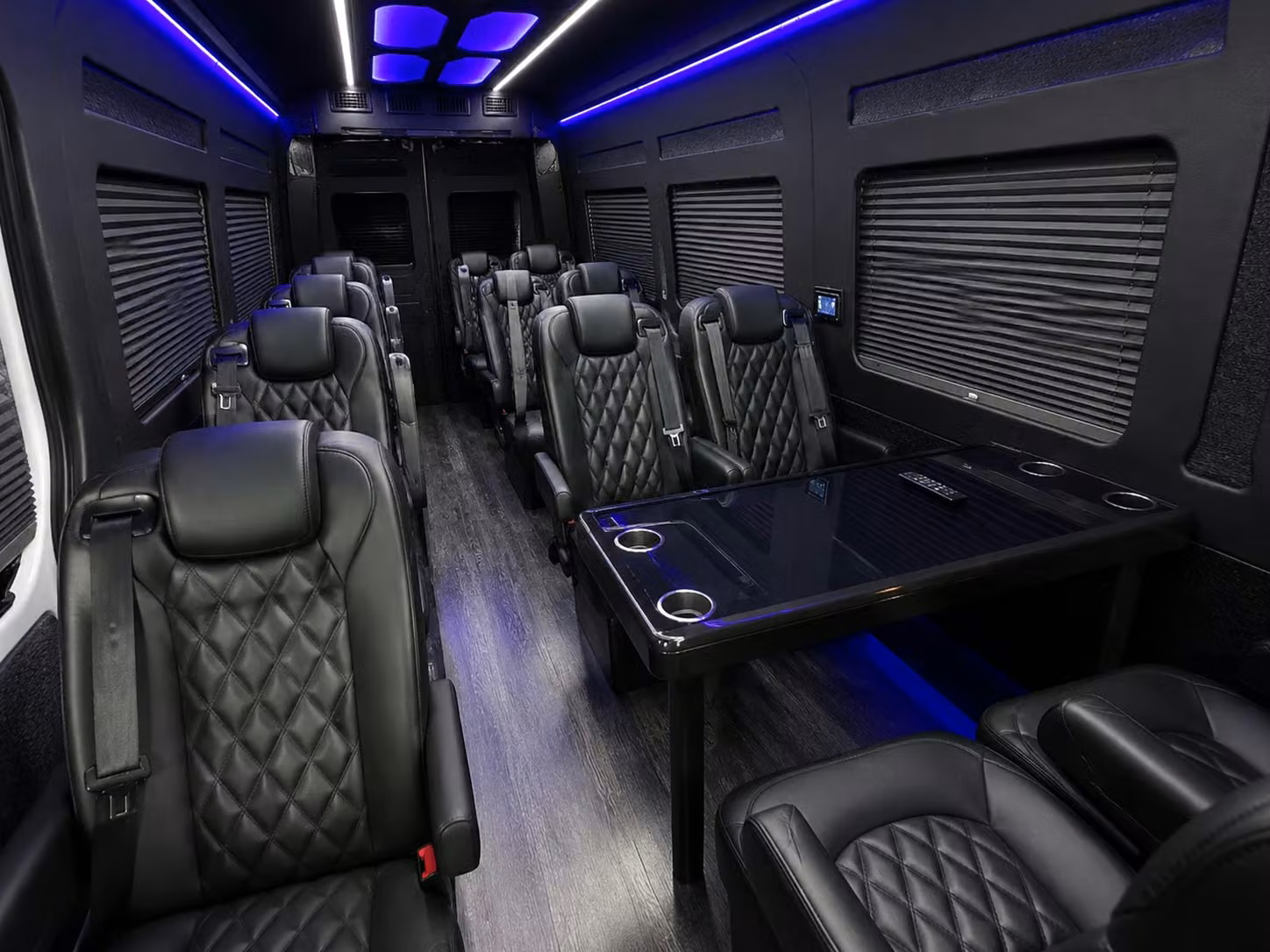 sprinter van with driver interior